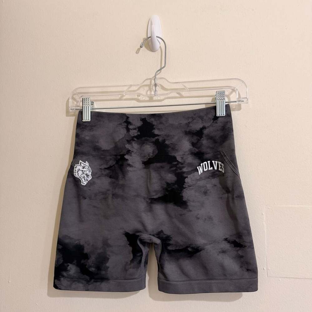 Darc Sport Huxley Seamless Shorts Size Medium Black Ghost Clouds